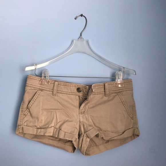 beige tan shorts - Picture 1 of 3